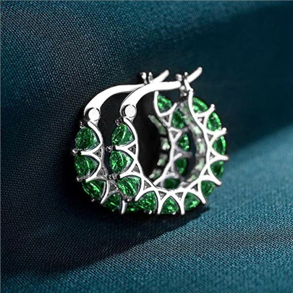 NEW LADIES MICRO-INLAID EARRINGS