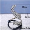 Image 2 : NEW LADIES OPEN ADJUSTIBLE SIZE LEAF STYLE RING
