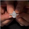Image 3 : NEW SIZE 8 LADIES TEAR DROP STYLE RING