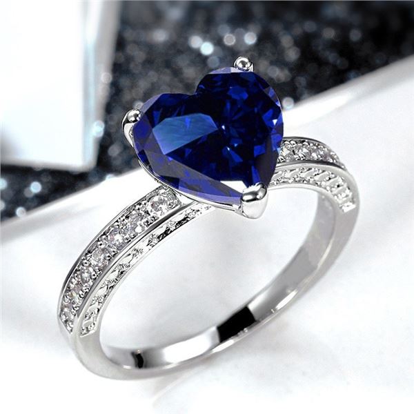 NEW SIZE 7 LADIES MICRO INLAID STYLE RING