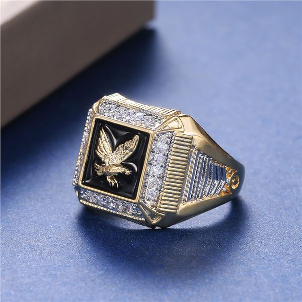 NEW SIZE 9 MEN'S DOMINEERING EAGLE STYLE RING