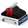 Image 1 : NEW 100 COUNT VELVET NON SLIP HANGERS