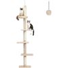 Image 1 : NEW PAWZ ROAD CAT TREE 5 TIER FLOOR TO CEILING CAT