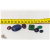 Image 1 : 130.40 CT GENUINE RUBY, EMERALD, SAPPHIRE, LAPIS
