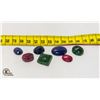 Image 1 : 109.45 CT GENUINE RUBY, EMERALD, SAPPHIRE, LAPIS