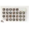 Image 2 : X25 VARIOUS YEARS CANADA PROOF FINISH 25C COINS