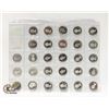 Image 2 : X28 VARIOUS YEARS CANADA PROOF FINISH 50C COINS