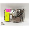 Image 1 : 2.5 POUNDS BAG OF VARIOUS VINTAGE WORLD COINS