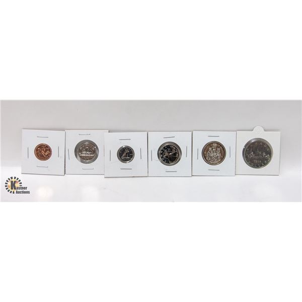 LOT OF 1978 CANADA SPECIMEN FINISH COINS