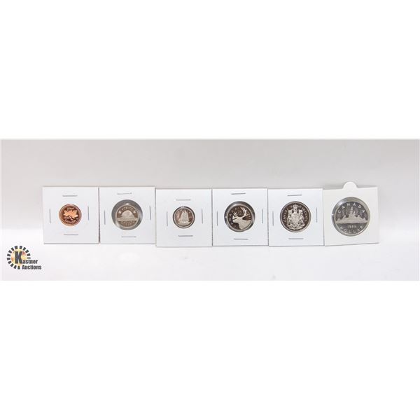 LOT OF 1985 CANADA PROOF FINISH COINS