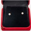 Image 1 : #1497-HAND SET 0.27 CT TW DIAMOND EARRINGS SI-I