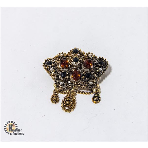 VINTAGE 1960'S DORENE SIGNED BROOCH