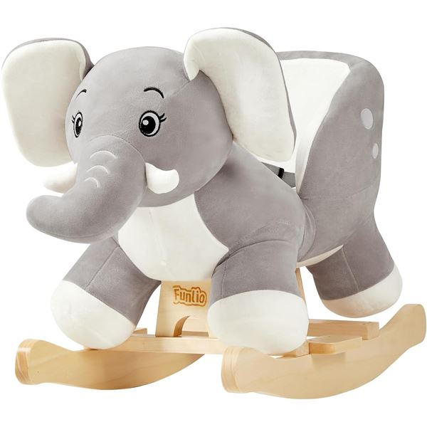 NEWLY ASSEMBLED FUNLIO ELEPHANT ROCKING HORSE