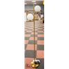 Image 1 : NEW EDISHINE FLOOR LAMP GOLD TONE 67"