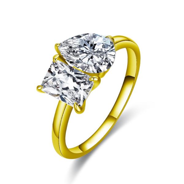 2.25 CT GRA CERTIFIED SQUARE WATERDROP SHAPED