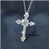 Image 2 : 0.5 CT GRA CERTIFIED FULL INLAID CROSS BRILLIANT