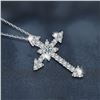 Image 4 : 0.5 CT GRA CERTIFIED FULL INLAID CROSS BRILLIANT