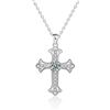 Image 1 : 1 CT GRA CERTIFIED FULL INLAID CROSS BRILLIANT
