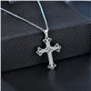 Image 3 : 1 CT GRA CERTIFIED FULL INLAID CROSS BRILLIANT