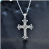Image 6 : 1 CT GRA CERTIFIED FULL INLAID CROSS BRILLIANT