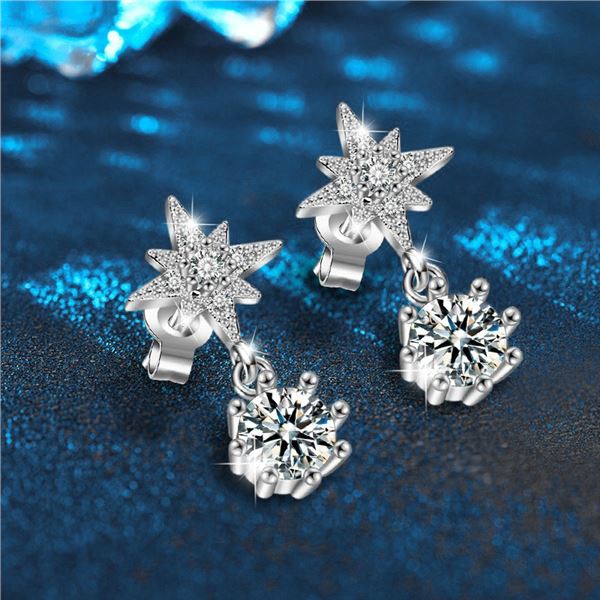 1 CT GRA CERTIFIED TASSEL STYLE ROUND BRILLIANT