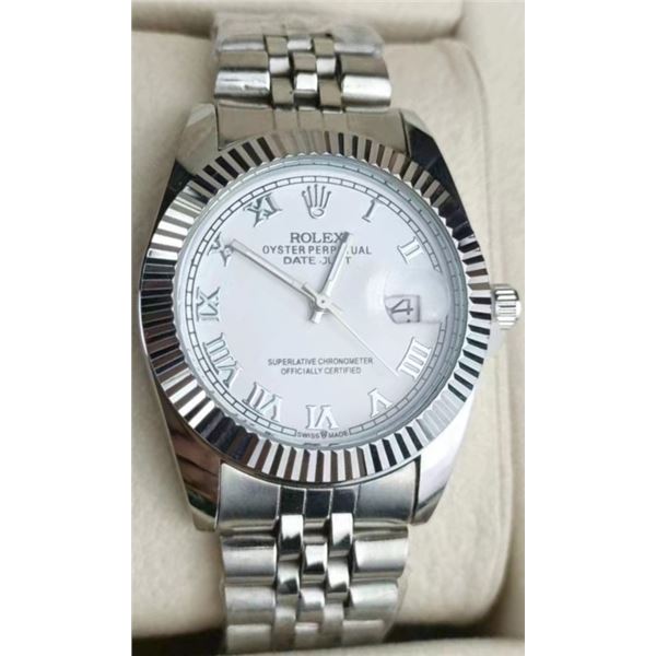 NEW REPLICA R0LEX "DATE JUST" QUARTZ WATCH