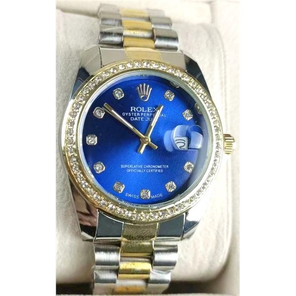 NEW REPLICA R0LEX DATE JUST QUARTZ WATCH