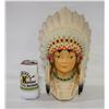 Image 1 : VINTAGE CYBIS LITTLE EAGLE CHIEF HANDPAINTED