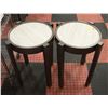 Image 1 : 2 X END TABLES 18" X 24"