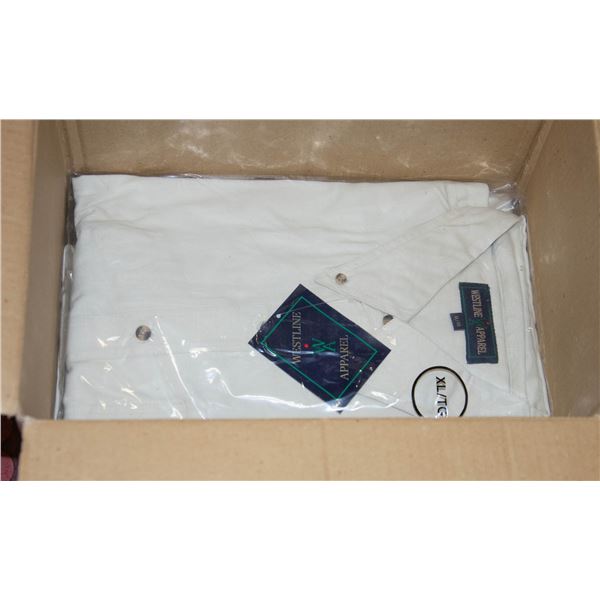 NEW MEN'S SHIRTS CASE OF 9 NATURAL SIZE XL