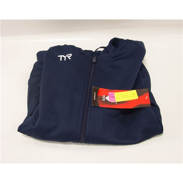 NEW TYR FZ HOODIE NAVY SIZE M