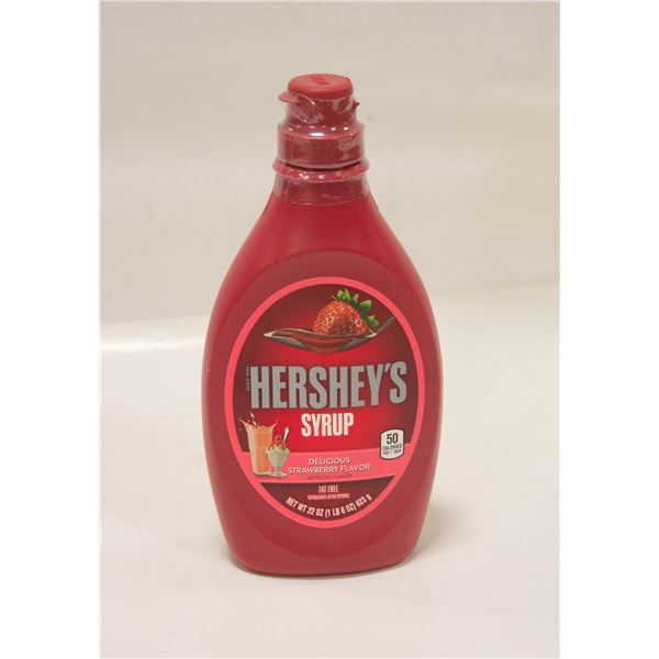 NEW HERSEY STRAWBERRY SYRUP TOPPER 623G