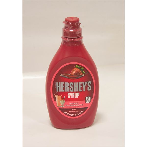 NEW HERSEY STRAWBERRY SYRUP TOPPER 623G