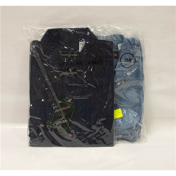 NEW MEN'S SHIRTS 1 DENIM 1NAVY SIZE M