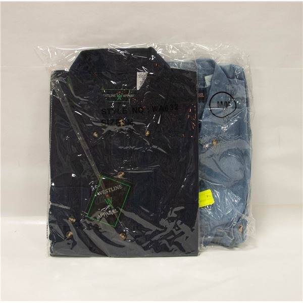 NEW MEN'S SHIRTS 1 DENIM 1NAVY SIZE M
