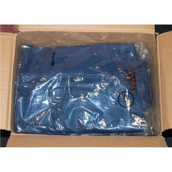 NEW MEN'S SHIRTS CASE OF 9 DENIM SIZE S