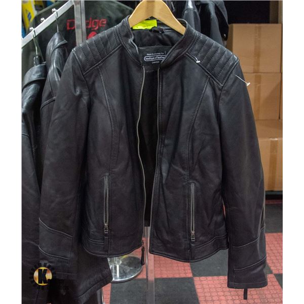 LADIES BOUTIQUE OF LEATHERS SIZE 10 LEATHER COAT