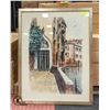 Image 1 : MID DAY IN VENICE FRAMED ART 26" X 34"