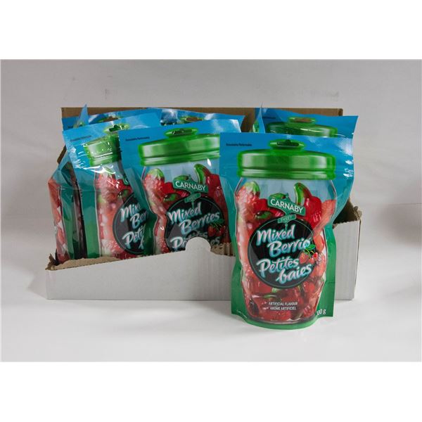 NEW CASE OF CARNABY MIXED BERRIES GUMMY CANDIES