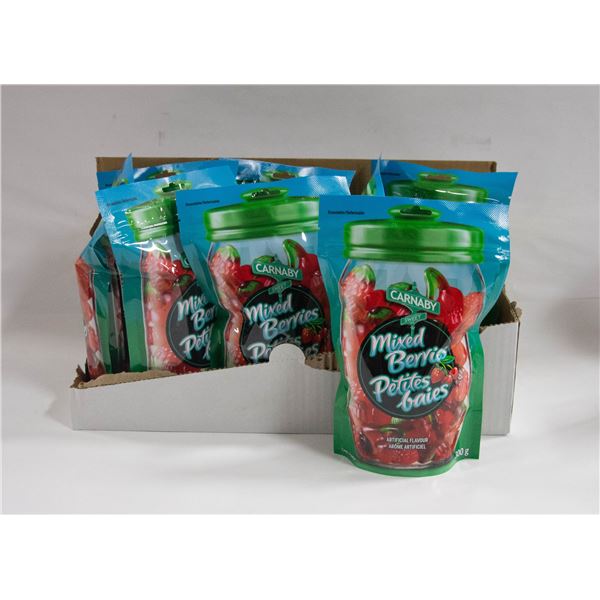 NEW CASE OF CARNABY MIXED BERRIES GUMMY CANDIES