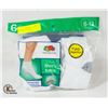 Image 1 : ANKLE SOCKS WHITE 6-12 SIZE 6-PACK FRUIT OF LOOM