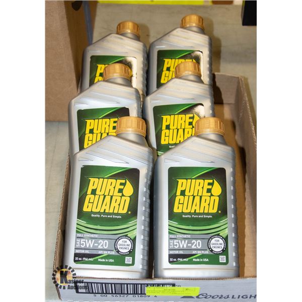 6 SEALED PURE GUARD FULL SYNTHETIC MOTOR OIL