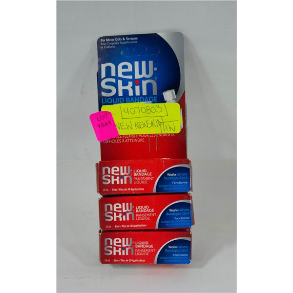 3 NEW NEWSKIN LIQUID BANDAGES