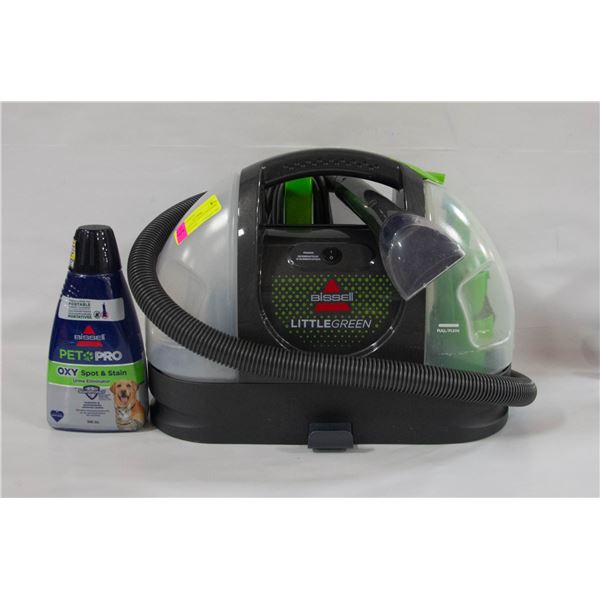 BISSELL LITTLE GREEN MACHINE WITH CLEANER