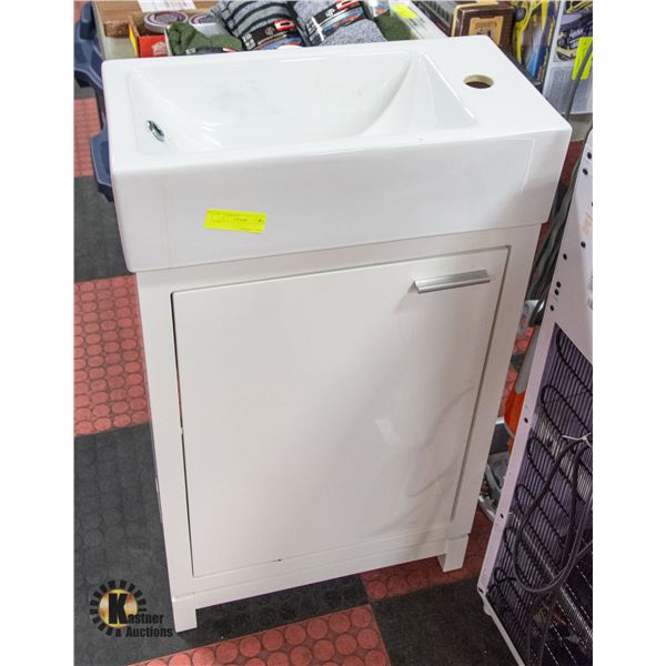 SINK ON PEDESTAL 20" X 10" X 35"