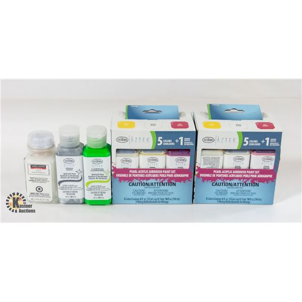 NEW 2 TESTERS AZTEK PEARL ACRYLIC