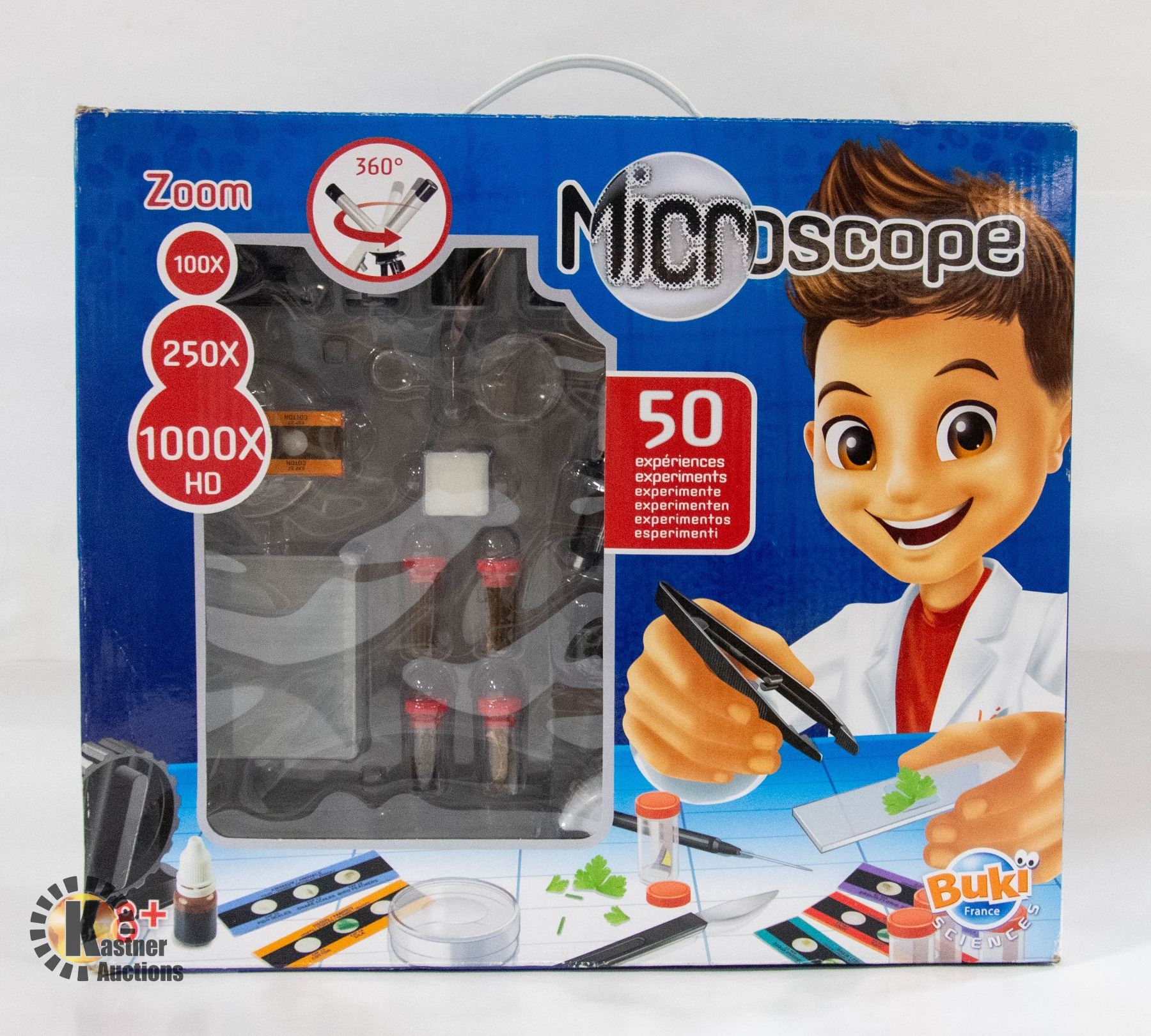 BUKI MR600 – Microscoop Met 50 Experimenten, Glazen Lenzen En 3 Vergrotingen
