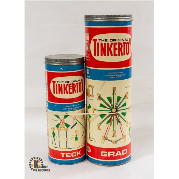 VINTAGE 2 TINKERTOY CONSTRUCTION