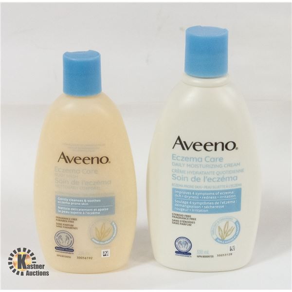 NEW 2 AVEENO ECZEMA CARE DAILY