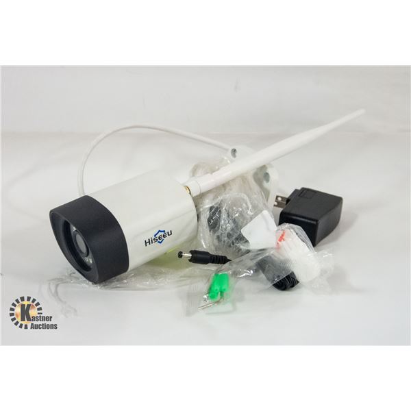 HISEEU OUTDOOR WIFI CAMERA NO PACKAGE